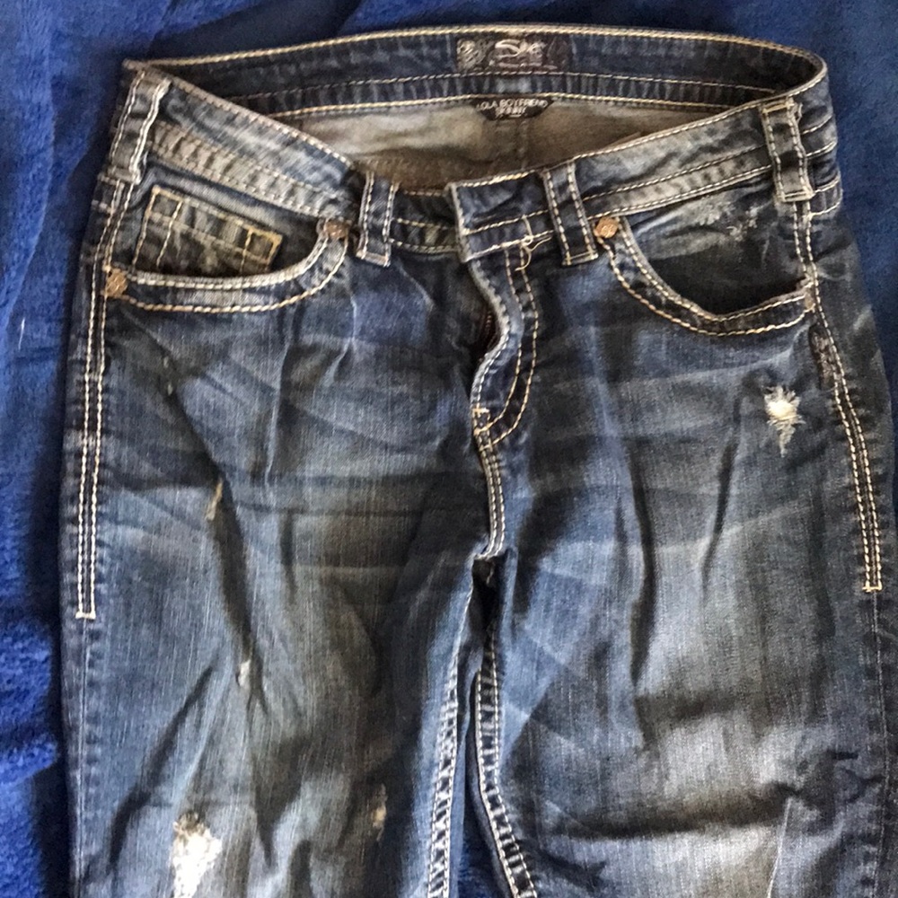 Silver jeans